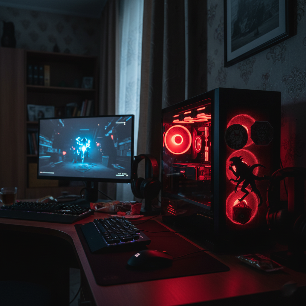 Геймерский уголок: Как «прокачать» корпус ПК без наклеек и следов клея